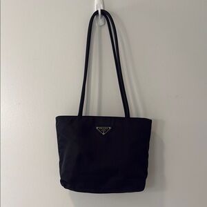 Prada Black Nylon Tote